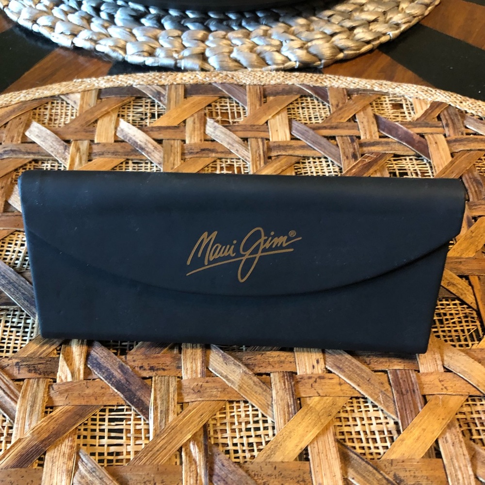 Maui Jim Black Trifold Eyeglass Case